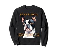 Cane del Territorio del Massachusetts The Boston Terrier Art Felpa