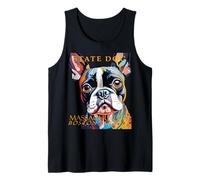 Cane del Territorio del Massachusetts The Boston Terrier Artistic Canotta