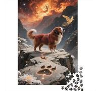 Cane di montagna bernese Jigsaw Puzzle Impossibili 1000Pcs Montagna della Fiamma Decorazione Per La Casa. Giochi Rilassamento E Intelligence Per Adulti E Ragazzi Da 14 Anni 1000pcs (75x50cm)