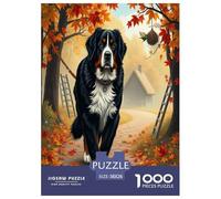 Cane di montagna bernese Puzzle 1000 Pezzi Regalo Per Adulti Classico Puzzle Divertimento Per Adulti Decorazione 38x26cm/1000pcs