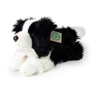 Cane di peluche Border Collie sdraiato ecologico