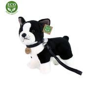Cane di peluche Bulldog francese con guinzaglio 23 cm