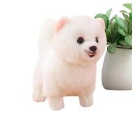 Cane di Peluche,Cuscini da Lancio Morbidi Abbracciabili 23 cm,Peluche Pomerania Cucciolo Bambola per Bambini | Adatto Per Bambini Ragazzi Adulti Famiglia Casa Ufficio Auto Soggiorno Camera Da