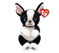 Cane di peluche TY 15 cm - bianco e nero