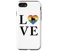 Cane Di Razza Carolina Parola Amore Tipografia Custodia per iPhone SE (2020) / 7 / 8