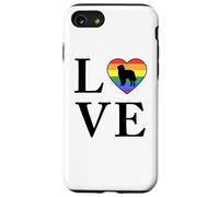 Cane Di Razza Carpathian Shepherd Parola Amore Tipografia Custodia per iPhone SE (2020) / 7 / 8