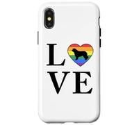 Cane Di Razza Catalan Sheepdog Parola Amore Tipografia Custodia per iPhone X/XS