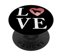 Cane Di Razza English Setter Parola Amore Tipografia PopSockets PopGrip Adesivo