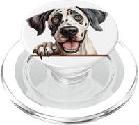 Cane di razza Great Dane che sbircia PopSockets PopGrip per MagSafe