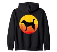 Cane Di Razza Kishu Ken Retro Felpa con Cappuccio
