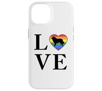 Cane Di Razza Polish Tatra Sheepdog Parola Amore Tipografia Custodia per iPhone 14