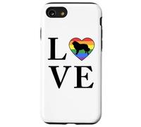 Cane Di Razza Polish Tatra Sheepdog Parola Amore Tipografia Custodia per iPhone SE (2020) / 7 / 8