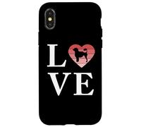 Cane Di Razza Portuguese Water Dog Parola Amore Tipografia Custodia per iPhone X/XS