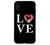 Cane Di Razza Portuguese Water Dog Parola Amore Tipografia Custodia per iPhone XS Max