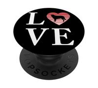 Cane Di Razza Rafeiro Do Alentejo Parola Amore Tipografia PopSockets PopGrip Adesivo