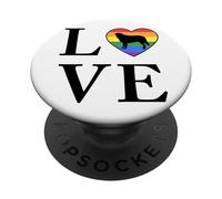 Cane Di Razza Rafeiro Do Alentejo Parola Amore Tipografia PopSockets PopGrip Adesivo