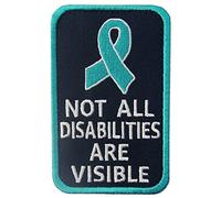 Cane di servizio Non tutte le disabilità sono visibili Gilet/Imbracature con Fissaggio Chiusura a uncino e asola Ricamata Toppa