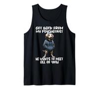 Cane Dice Che Lo Psichiatra Torna dal Mio Psichiatra Canotta