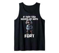 Cane Divertente Che Dice Se Parlano della Tua Bottiglia Dog Canotta