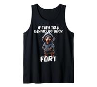 Cane Divertente Che Dice Se Parlano della Tua Scoreggia Canotta