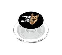 Cane divertente dove stai andando Meme Pastore tedesco PopSockets PopGrip per MagSafe