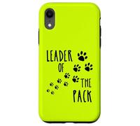 Cane divertente gatto leader del pacchetto zampe Custodia per iPhone XR