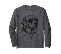 Cane Divertente Golden Retriever Maglia a Manica