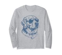 Cane Divertente Golden Retriever Maglia a Manica