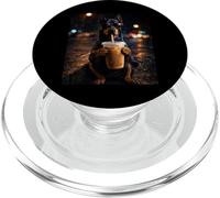 Cane dobermann fresco con gli amanti del cucciolo di caffè freddo PopSockets PopGrip per MagSafe