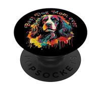 Cane donne-Cani Razza di cane English Springer-Spaniel Cani PopSockets PopGrip Adesivo