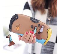Cane Donne Portafogli Designer Famoso Donne Borsa Marca Portafoglio Portafoglio Nota 9 Portafoglio Caso, Caff, Taglia unica