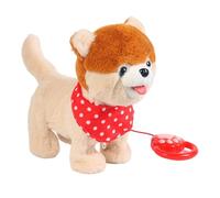 Cane elettrico - Peluche elettrico peluche D-og | Animale da compagnia interattivo sensibile al tocco | Giocattolo per cani da passeggio per bambini ragazze bambini compleanno vacanze Natale Capodanno
