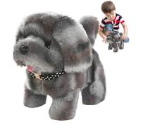 Cane Elettronico Cammina - Giocattolo Robotico, Animale Morbido | Figura Animata Con Movimento Realistico, Peluche Tecnologico Che Risponde agli Stimoli, Progettato per Accompagnare Momenti Giovici E