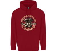 Cane Etichette Militare Veterano Marines Soldato Bambini Felpa con Cappuccio