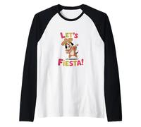 Cane Fiesta Dabbing Maglia con Maniche Raglan