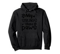 Cane fratello gatto sorella My Siblings have Paws for Toddler Felpa con Cappuccio