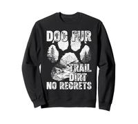 Cane Fur Trail Dirt No Regrets Canicross Trekkng Escursionismo Cane Felpa