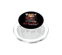 Cane Giapponese Samurai Guerriero Ukiyo Shiba Inu Sensei Samurai PopSockets PopGrip per MagSafe