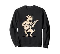 Cane Giocare Banjo Bluegrass Country Music Felpa