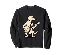 Cane Giocare Banjo Bluegrass Country Music Felpa