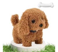 Cane giocattolo che cammina e abbaia, Peluche Cane Interattivo Giocattolo, Cane Elettronico per Animali per Bambini, Realistici Cane Robot Giocattolo, Regali Giocattoli per Bambini di 1-13 Anni