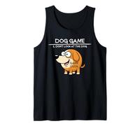 Cane Gioco Non Guardare Il Cane Divertente Cane Canotta