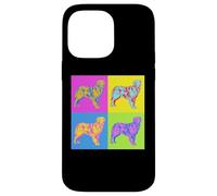 Cane Golden Retriever Cane Stile Vittoriano Pop Art Custodia per iPhone 14 Pro Max