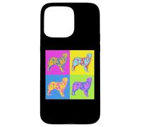 Cane Golden Retriever Cane Stile Vittoriano Pop Art Custodia per iPhone 15 Pro Max