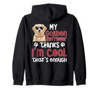 Cane Golden Retriever Felpa con Cappuccio