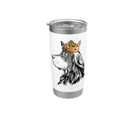 Cane Gordon Setter con corona Bicchiere termico in acciaio inox doppia parete