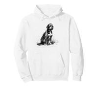 Cane grifone Pet Vintage retrò Felpa con Cappuccio