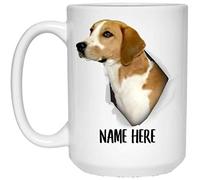 Cane Harrier Bianco Oro Tazze Di Caffè Ceramica Tazze Da Tè Divertenti Tazza Mug Regali Divertenti Per Fidanziati Regali Di Compleanno Festa Della Mamma 330 Ml