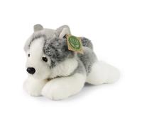 Cane husky peluche fatto con materiali ecologici