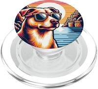 Cane In Costiera Amalfitana E Mar Mediterraneo PopSockets PopGrip per MagSafe